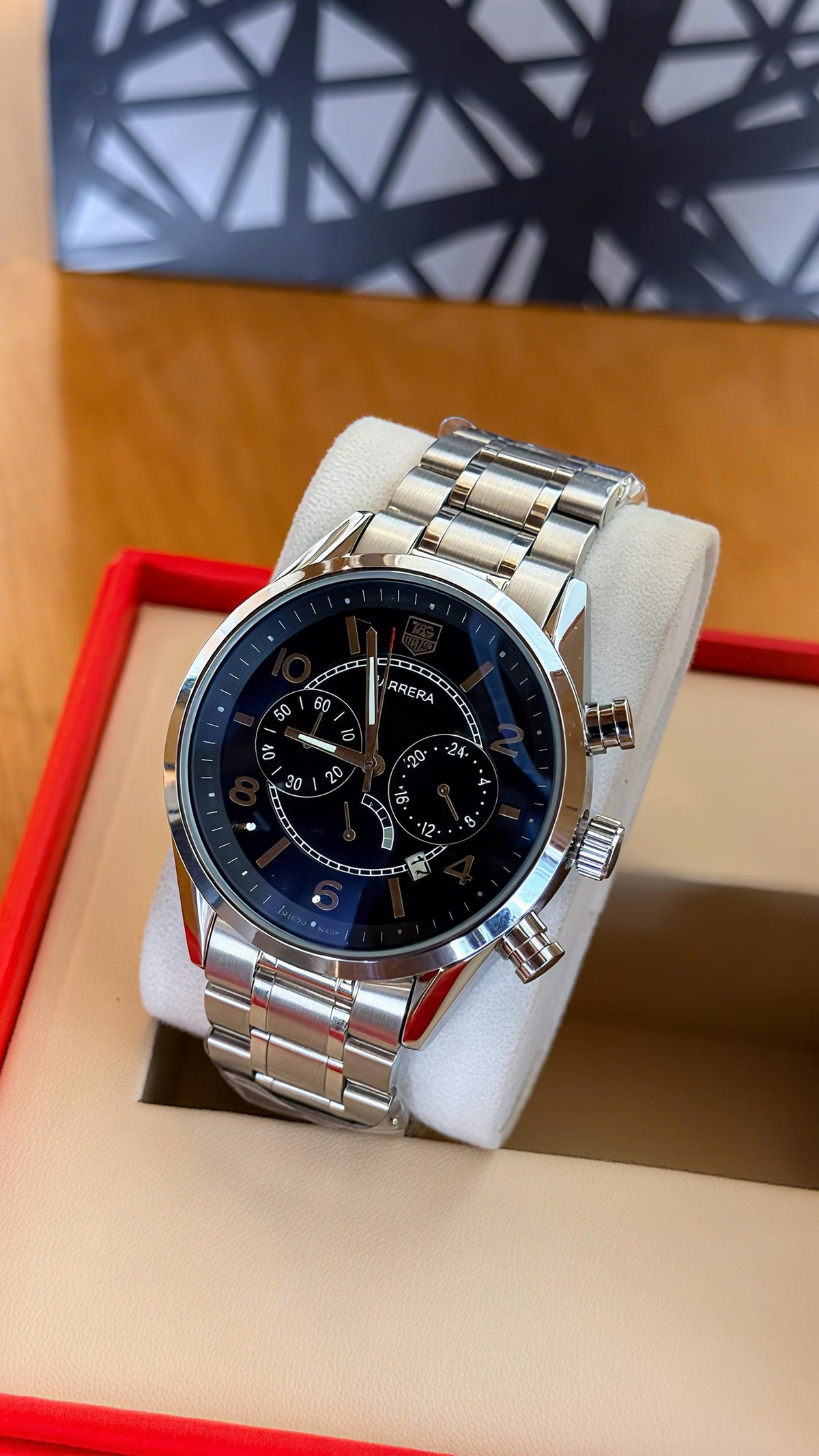 Montre Homme Elegance Chronographe - Avec Coffret