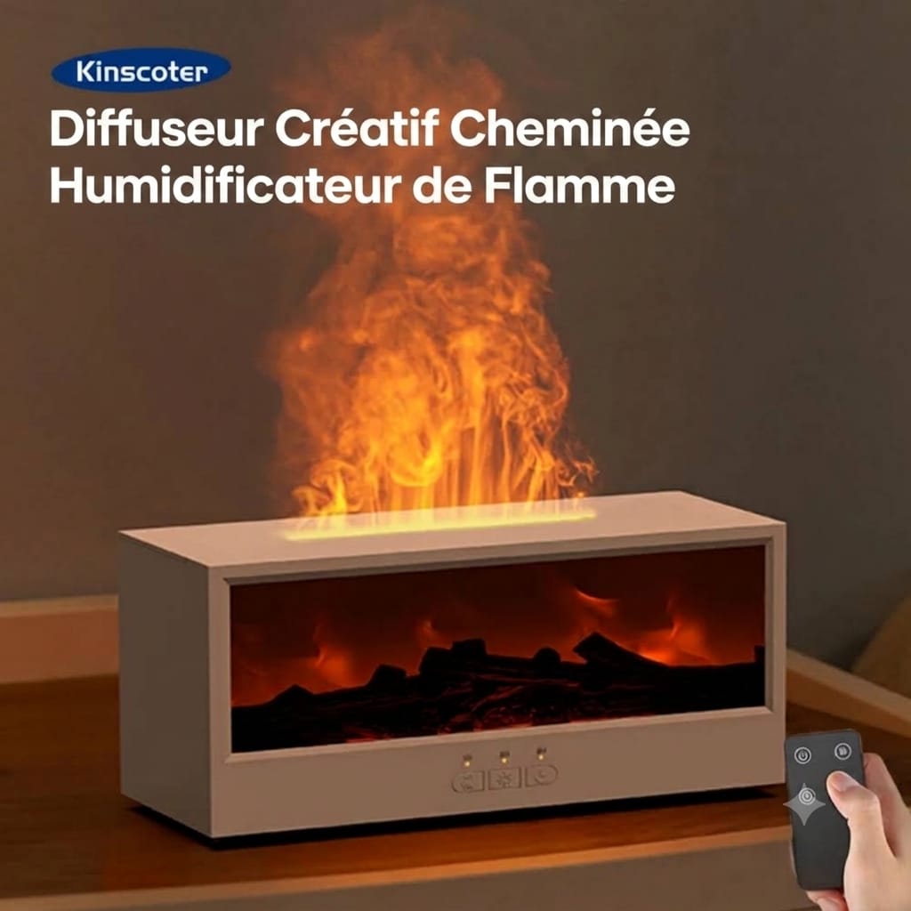Diffuseur d’Arômes Effet Flamme