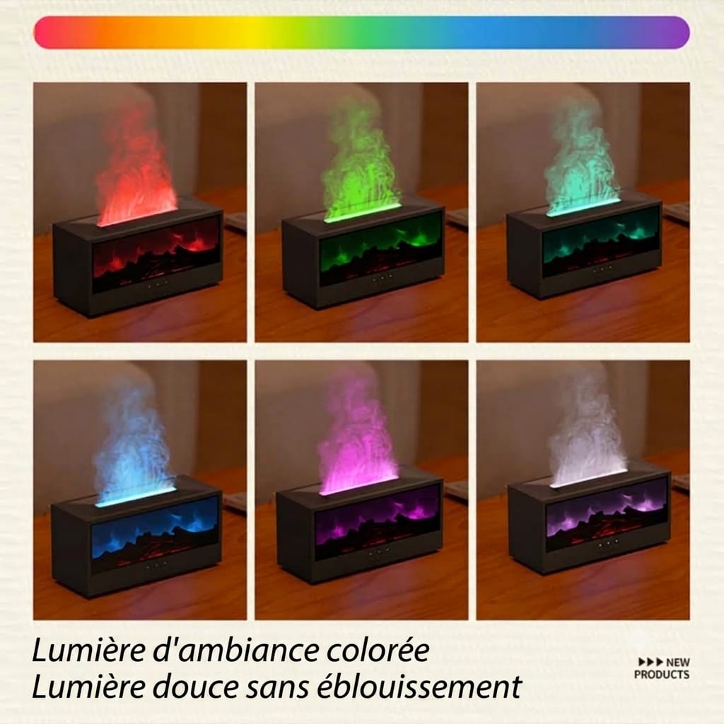 Diffuseur d’Arômes Effet Flamme