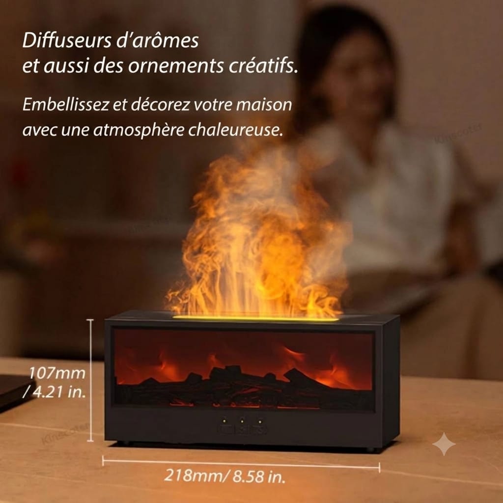 Diffuseur d’Arômes Effet Flamme