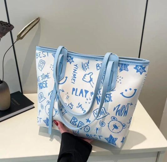 Sac à main au design graphique